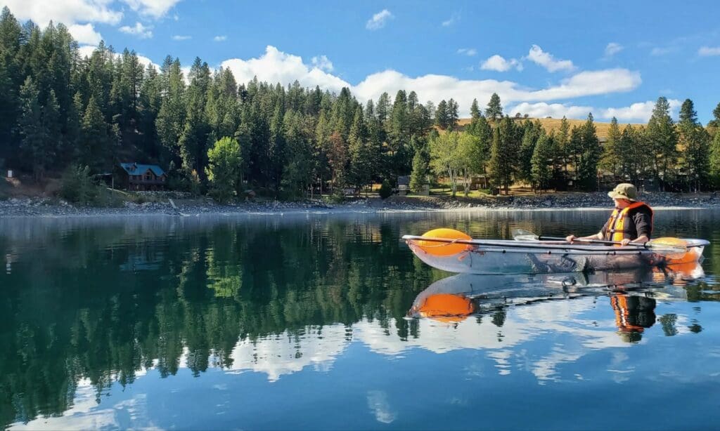 Glass-Bottom Kayak Tours & Rentals on Wallowa Lake | JO Paddle