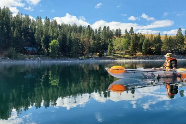 Glass-Bottom Kayak Tours & Rentals on Wallowa Lake | JO Paddle