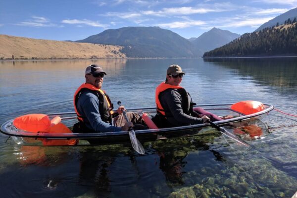 Glass-Bottom Kayak Tours & Rentals on Wallowa Lake | JO Paddle