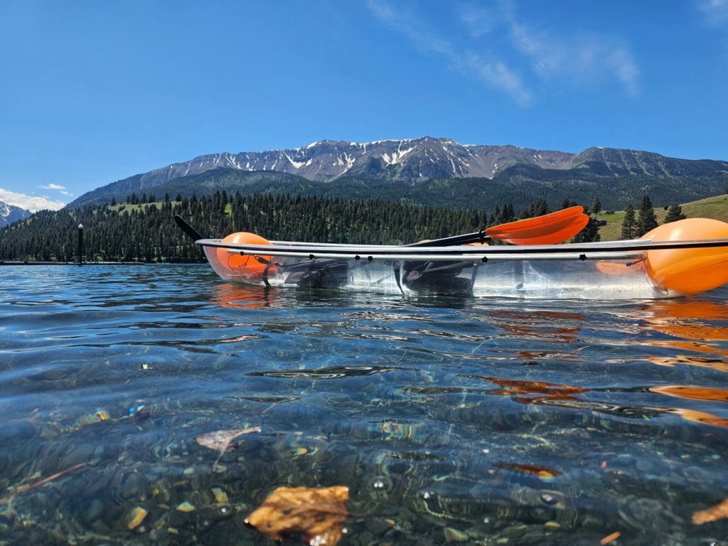 Glass-Bottom Kayak Tours & Rentals on Wallowa Lake | JO Paddle